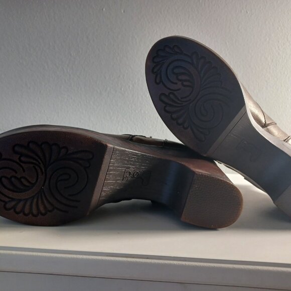 BOC by Born Blakelynn Brown Booties with Block Heel Size 8.5 - Picture 4 of 6